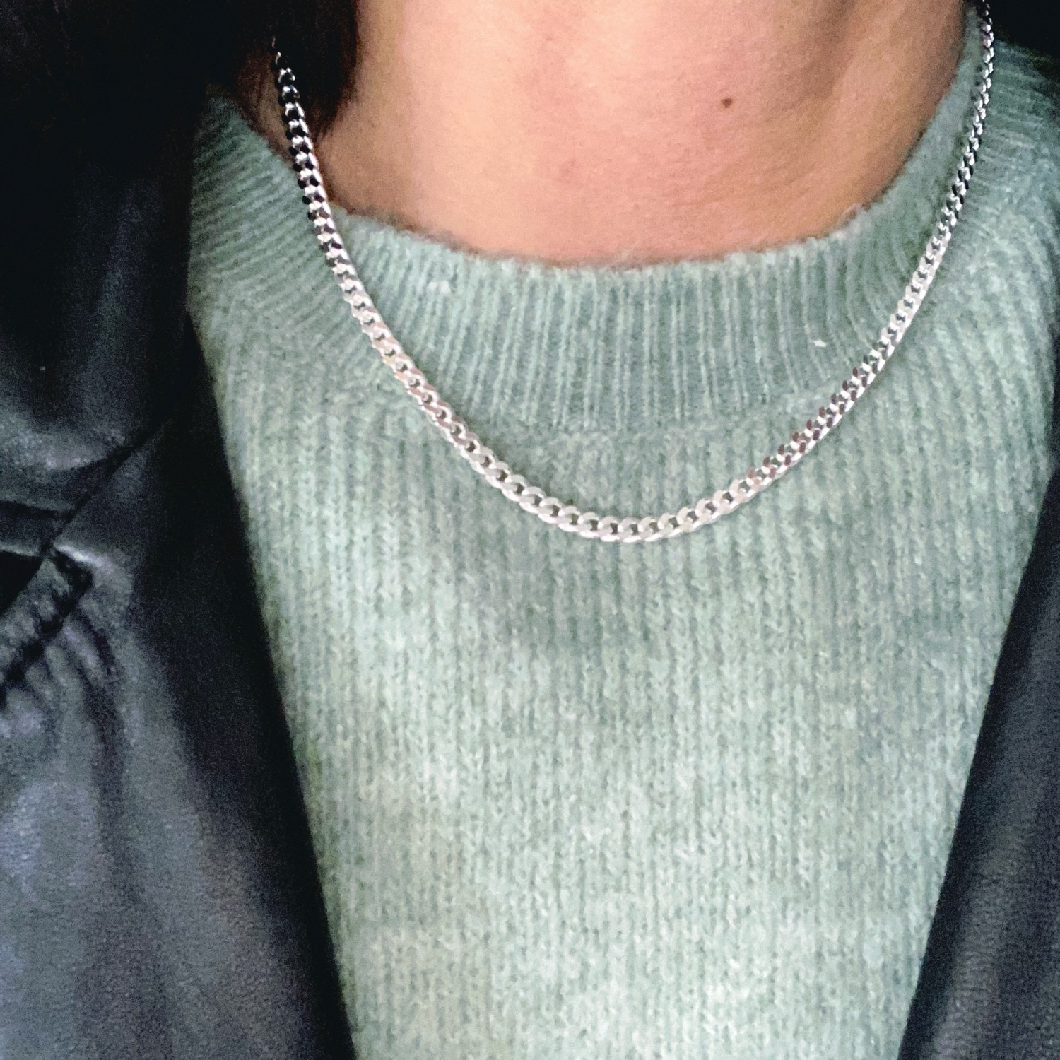 Panser halskæde sølv 1,2 mm - Seville Jewelry 8947/42 - Gindeberg