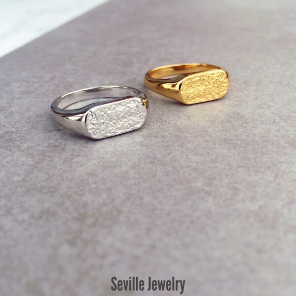 Plade ringe fra Seville Jewelry
