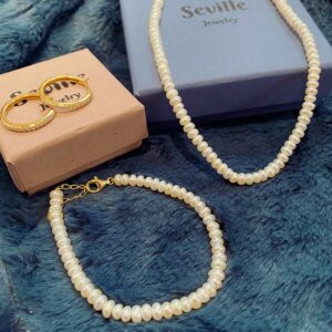perle halskæde Seville Jewelry
