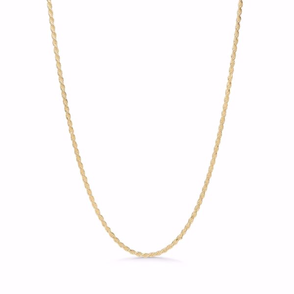 8956-2-F Seville jewelry cordel halskæde i forgyldt sølv