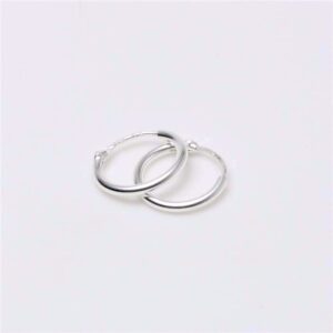 G&S Design sølv creoler hoops øreringe 11mm 281115