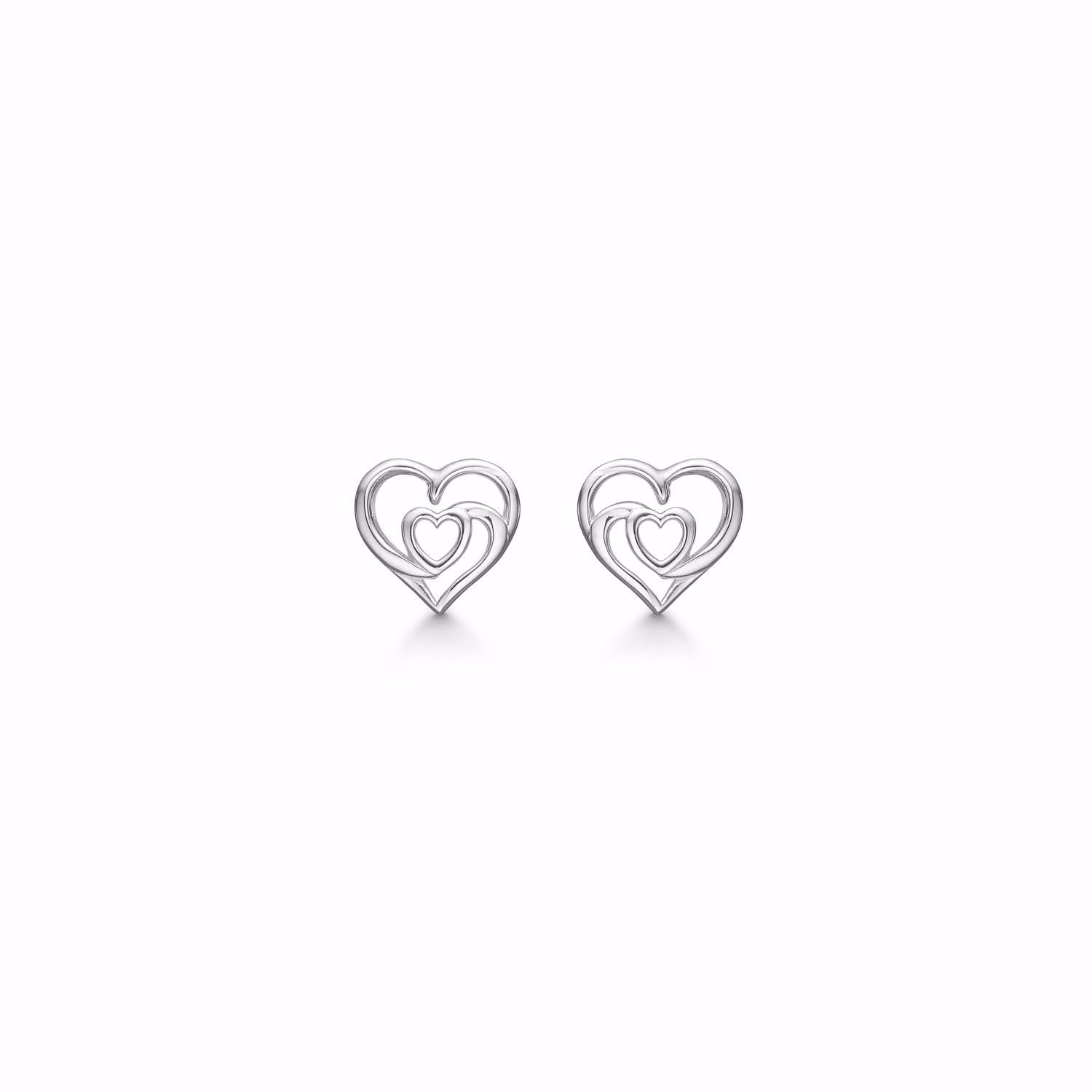 Hjerte ørestikker i sølv Se flere hjerte øreringe i sølv & guld - Gindeberg