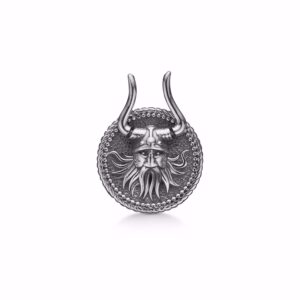 Vikinge vedhæng i sort oxideret sølv 30090