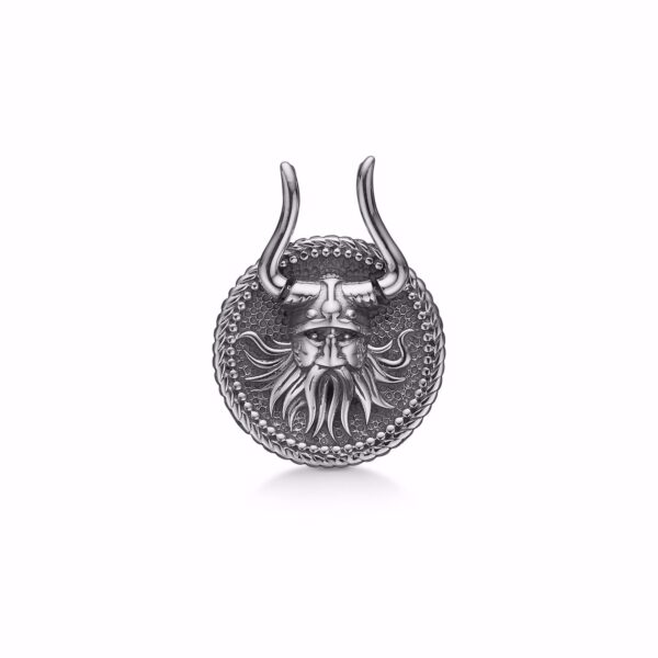 Vikinge vedhæng i sort oxideret sølv 30090