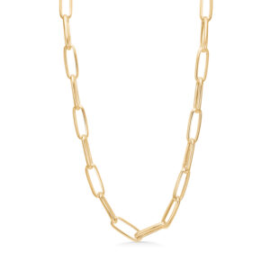 Seville Jewelry anker paperclip halskæde forgyldt 8969/50/F chuny halskæde