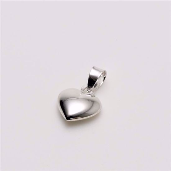 G&S Design hjerte vedhæng sølv 11mm x 11mm - 3495