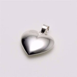 G&S Design hjerte vedhæng sølv 14,5mm x 14,5mm - 3497