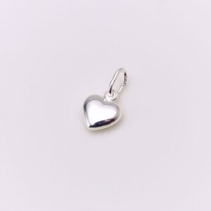 G&S Design hjerte vedhæng sølv 6,5mm x 6,5mm 30003