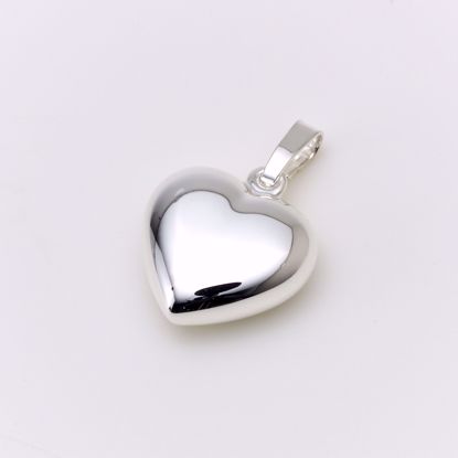 G&S Design hjerte vedhæng sølv 13mm x 13mm - 30006