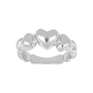 Siersbøl shape hjerte ring i sølv 112007