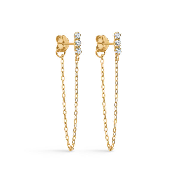 Seville Jewelry 8kt guld kæde øreringe 5649/08