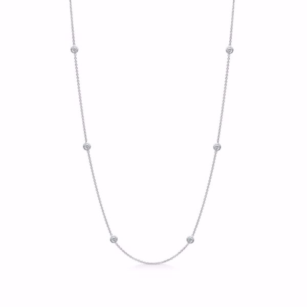 G&S Design sølv halskæde med zirkonia sten 8906