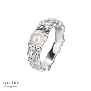 Aqua Dulce PEARL MILA ring sølv 4870