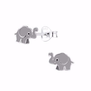 G&S Design sølv børne ørestikker med elefant - 11421