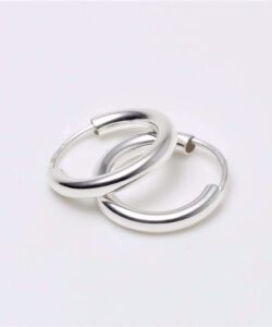 G&S Design sølv creoler 15mm - 2802915