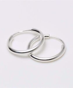 G&S Design sølv creoler 16mm - 2926515