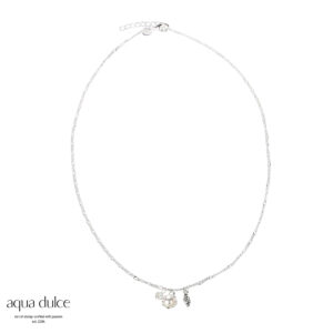 Aqua Dulce Mila halskæde med ferskvandsperle sølv 4874