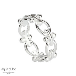 Aqua Dulce ELIPSE ring i sølv 5026