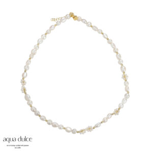 Aqua Dulce perle halskæde WONDERFUL DAISY 5023