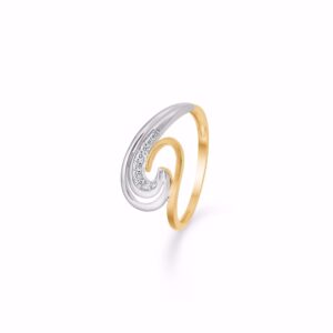 Guld & Sølv Design 14kt diamant ring 8396/6/14