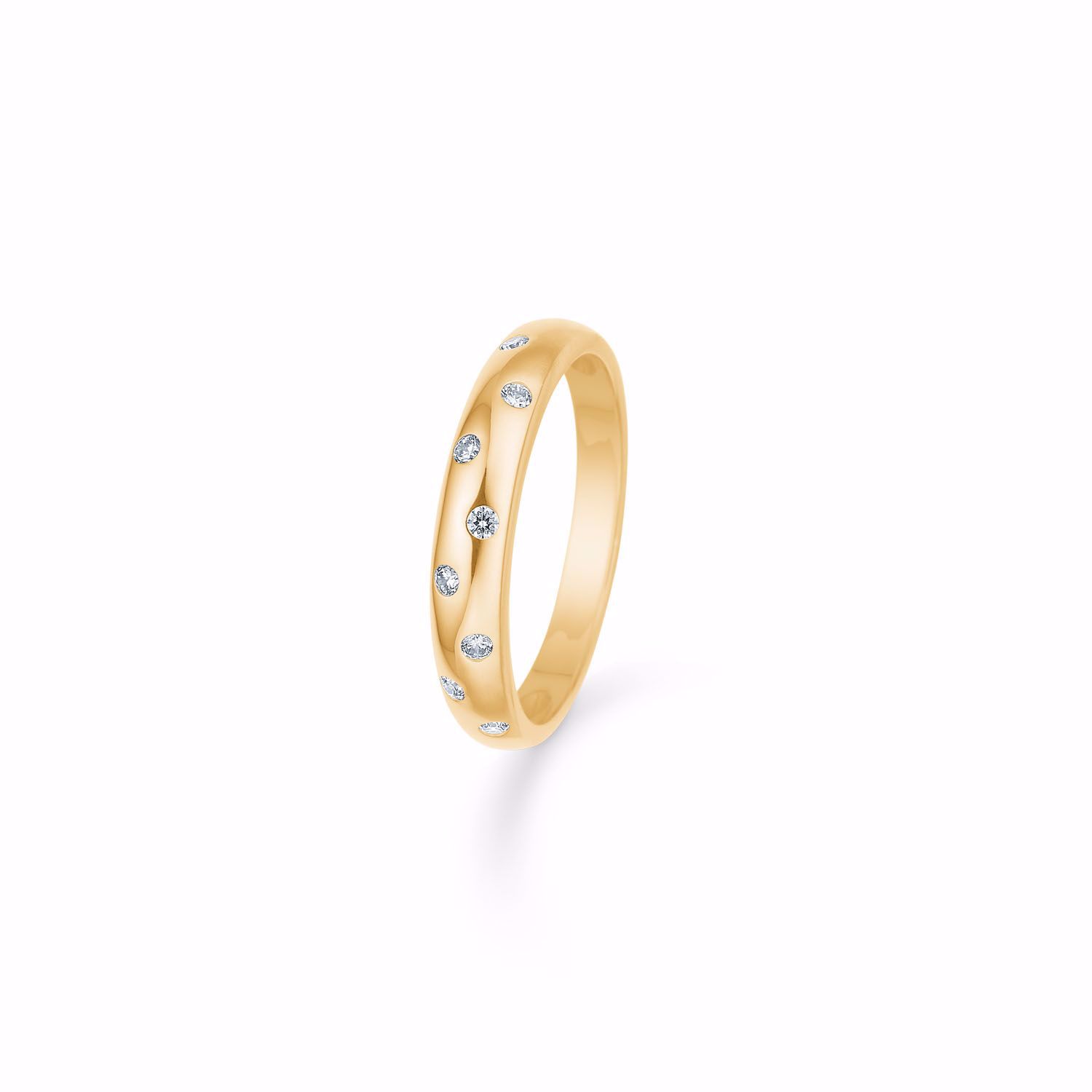 Guld & Sølv Design 8kt guld ring med stjernestøv 8412/08