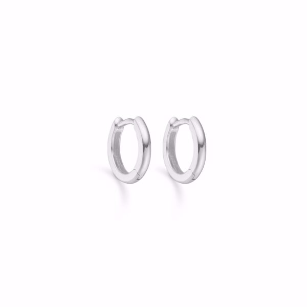 Guld & Sølv Design sølv creoler 12,5mm 11465