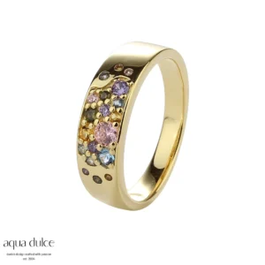 Aqua Dulce PASTEL STARDUST ring 5136