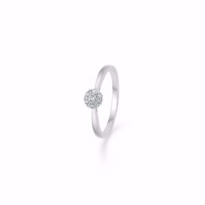 Diamant ring 14kt hvidguld Guld & Sølv Design 6440/14HV