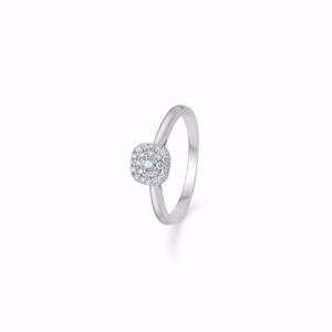 Diamant ring 14kt hvidguld - Guld & Sølv Design 6441/14HV
