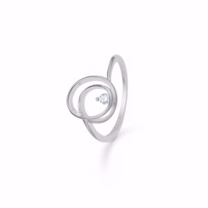 Guld & Sølv Design cirkel ring 2004/2