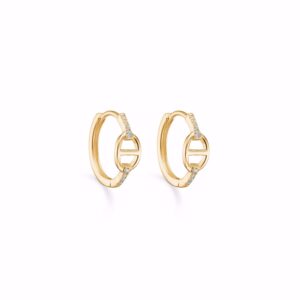 Seville Jewelry 14mm forgyldte creoler 11505/F