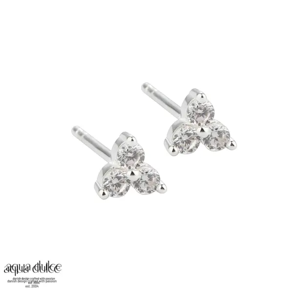 Aqua Dulce GUNNVA WHITE ørestikker sølv 5399