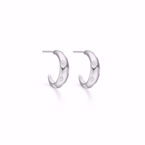 Seville Jewelry sølv øreringe med zirkonia 2018/1