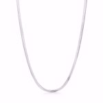 Seville Jewelry 4mm flad slange halskæde i sølv 81012/45