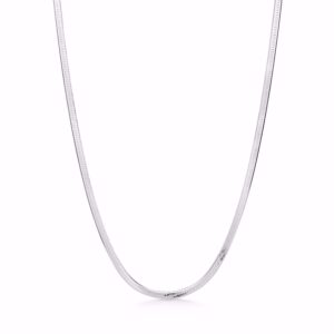 Seville Jewelry 4mm flad slange halskæde i sølv 81012/45