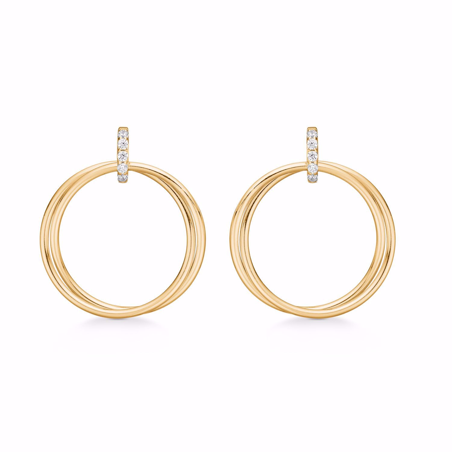 Seville Jewelry cirkel øreringe 2028-1-F