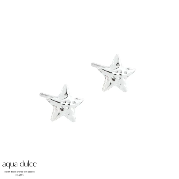 Aqua Dulce ASTRA STAR - 6mm Stjerne øreringe sølv 5911