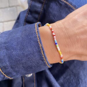 CO88 sten armbånd multicolor 8CB-91308