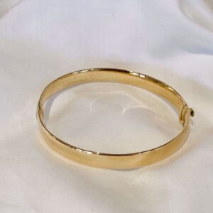 Guld & Sølv Design 8kt guld armring 8mm bred 9252/08