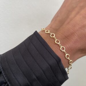 Armbånd i 8 karat guld - Guld & Sølv Design 9273/08