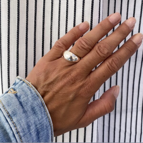 Chunky SOPHIA ring i sølv - Guld & Sølv Design 2662 - Billede 2