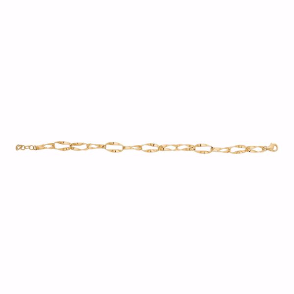 8 karat guld armbånd - Guld & Sølv Design 9281/08