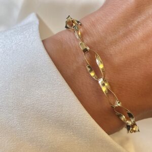 8 karat guld armbånd - Guld & Sølv Design 9281/08