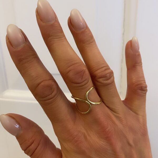 8 karat tråd guldring - Image 2