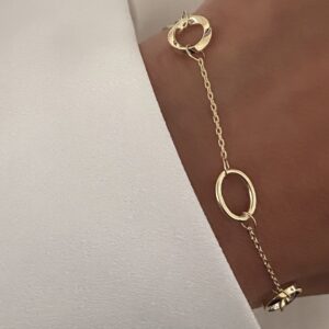 Guld armbånd i 8 karat guld - Guld & Sølv Design 9282/08