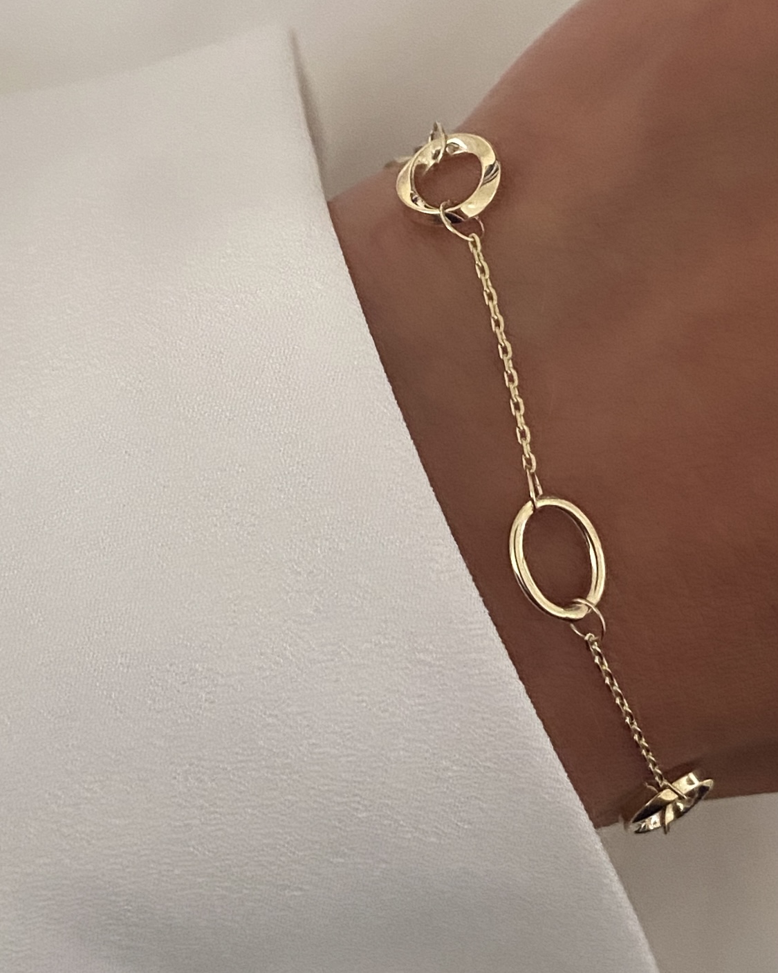 Guld armbånd i 8 karat guld - Guld & Sølv Design - Billede 2