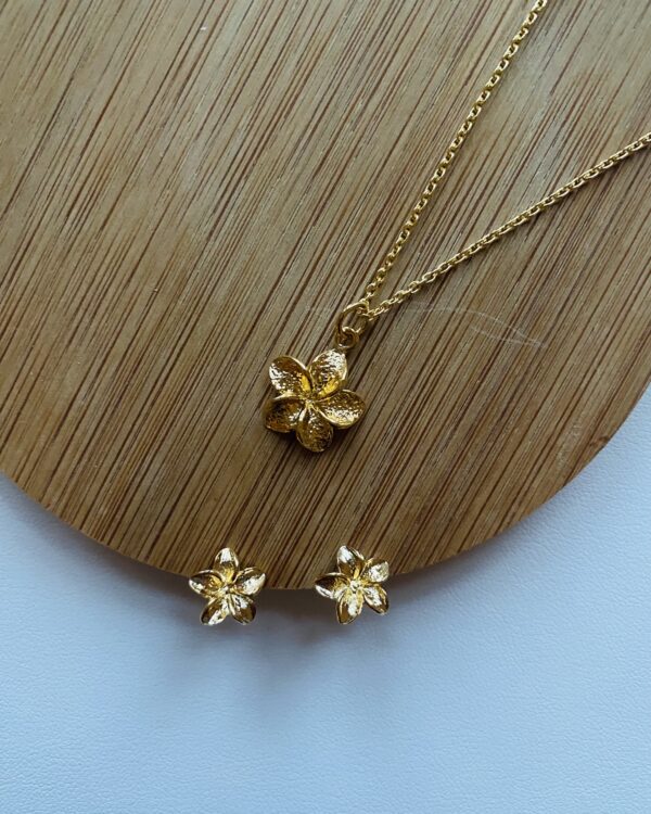 FIORE halskæde med blomster vedhæng Seville Jewelry 2044/3 - Billede 2