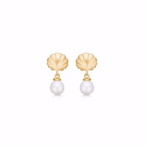 COZZA øreringe med hvid perle - Seville Jewelry 2054/1