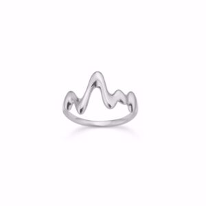 ELENA bølge ring i sølv Seville Jewelry 2670