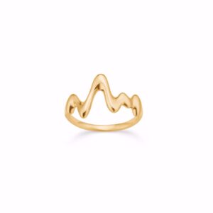 ELENA ring i forgyldt sølv - Seville Jewelry 2670/F